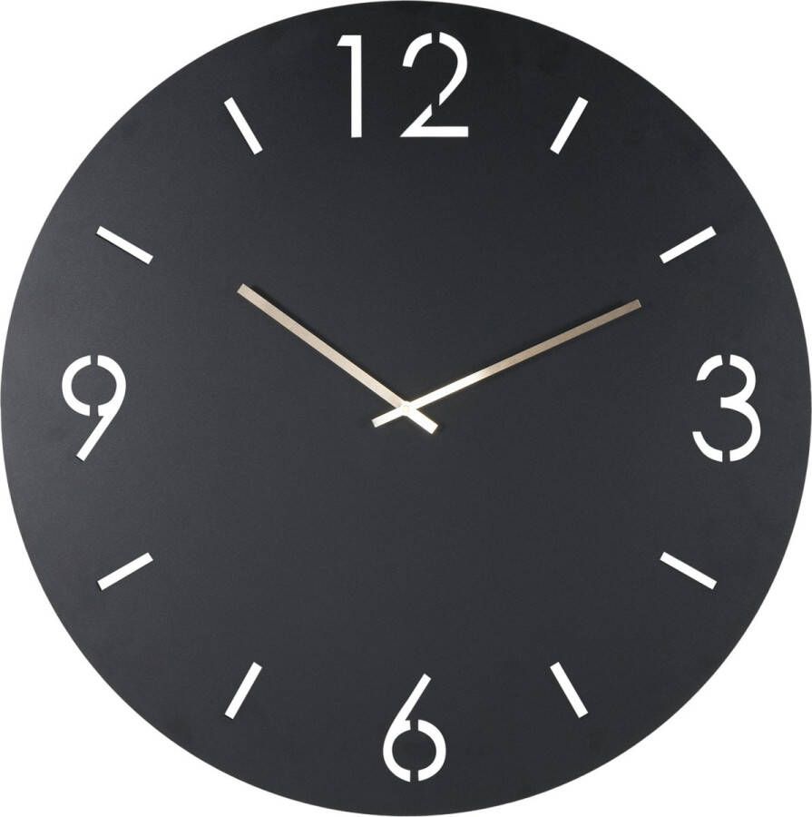 Spinder Design TIME Ø 80 Klok Zwart