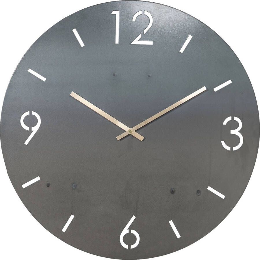 Spinder Design TIME Ø 80 Wandklok Blacksmith
