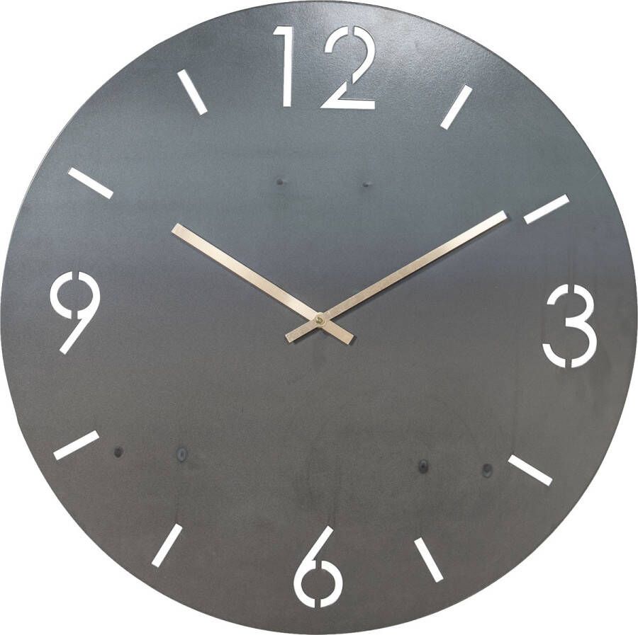 Spinder Design Time Wandklok Rond Ø 80cm Blacksmith