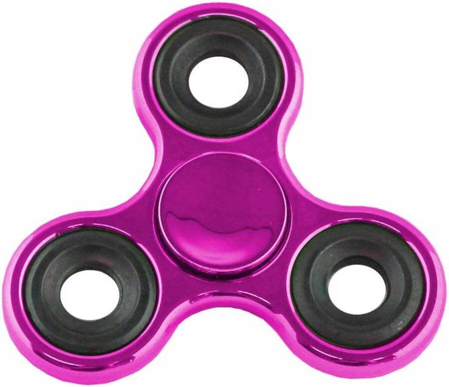 Spinners Fidget Spinner Metalic Roze Spinner lange draaitijd