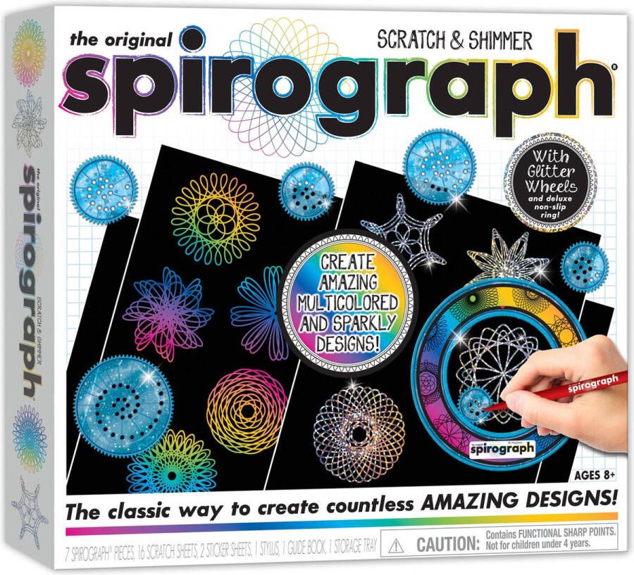 Spirograph Scratch and Shimmer Hobbypakket