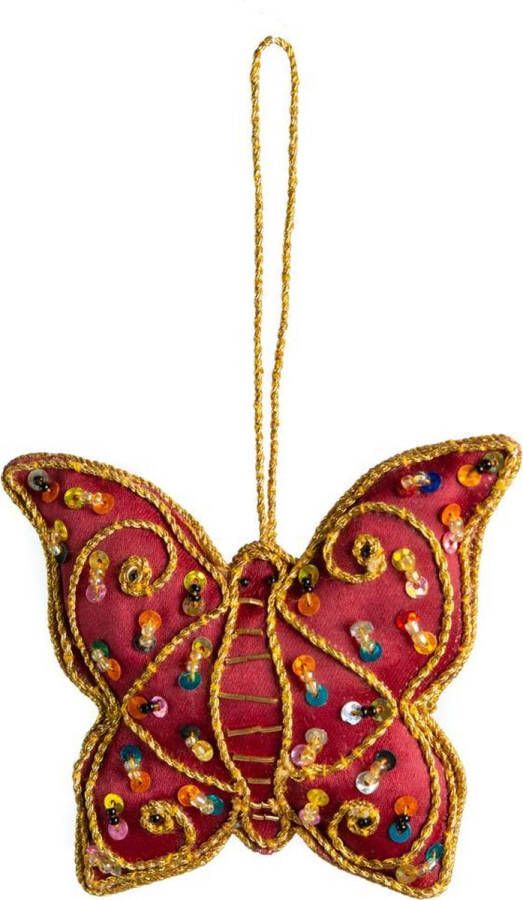 Spiru Hanger Ornament Traditioneel Vlinder (15 cm)