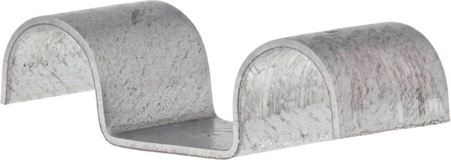 Spit metalen clips CR dubbele P-Clip D. 16 mm (100 stuks) verzinkt