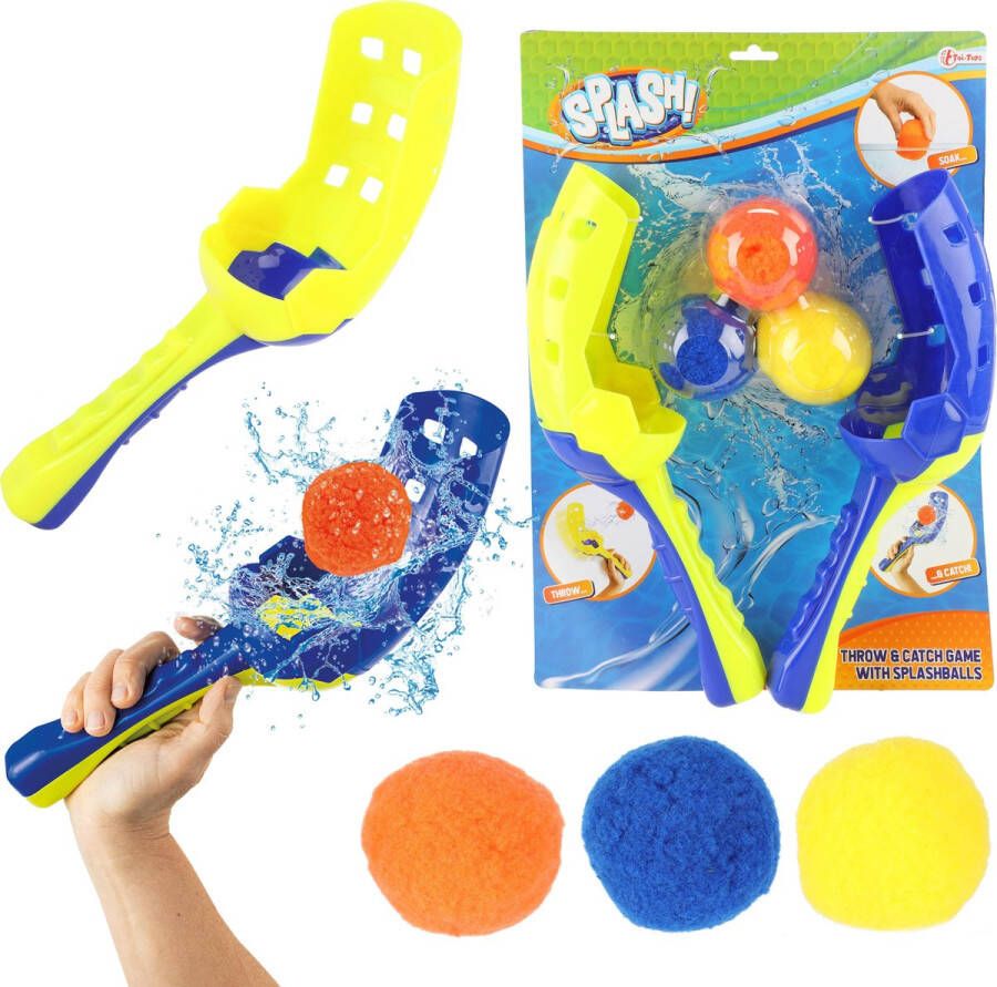 Splash Vangspel inclusief Waterballen 3 waterballen 5-delig