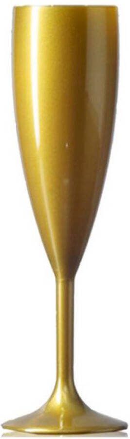 Splash-X Kunststof Champagneglas Gold Cecile 19 cl