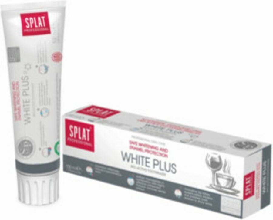 Splat 3x Tandpasta Professional White Plus 100 ml