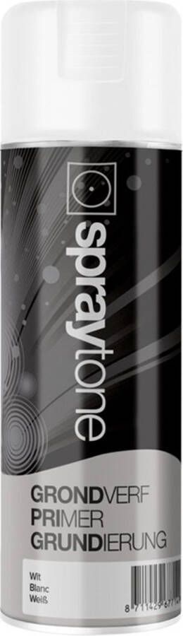 Spraytone Grondverf 400 ML Rood Bruin Anti Roest Rood Bruin Korte Droogtijd Dekkende Werking Lak Verfspuit