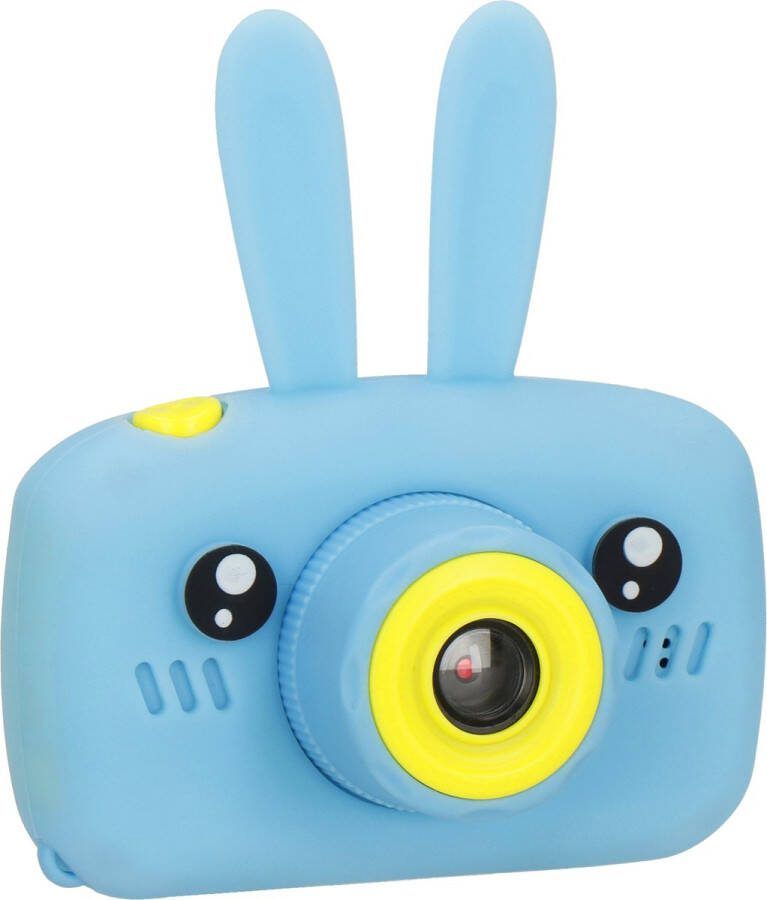 Springos Digitale Camera Kindercamera Kindvriendelijk Konijn Blauw 40MPX