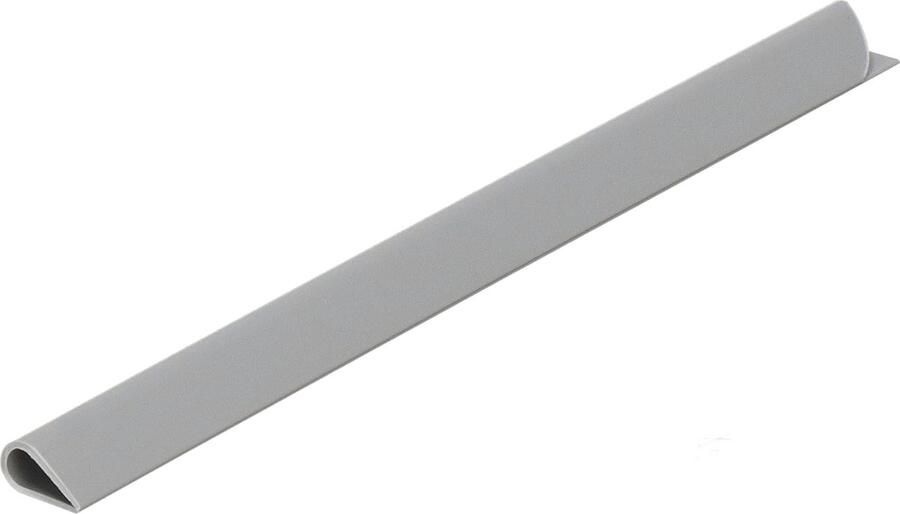 Springos Bevestigings Clips Vlechtband Schutting Set van 20 Kunststof Grijs