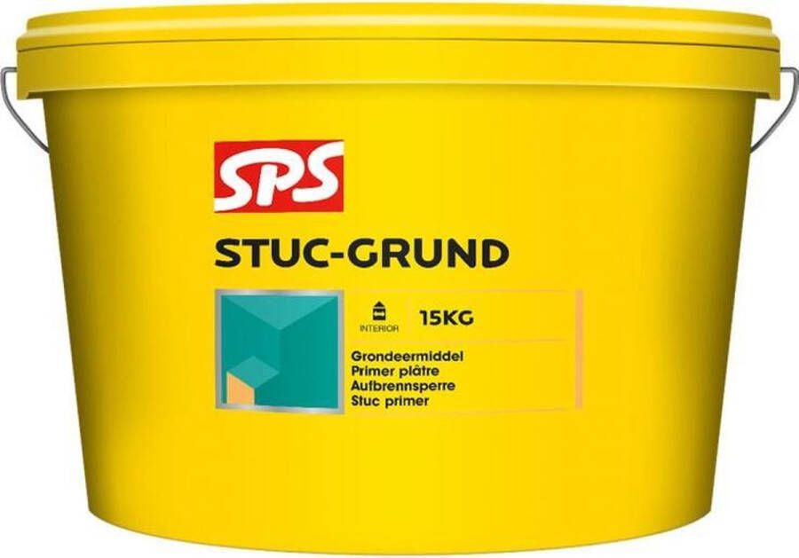 Sps Stuc-Grund 15 KG Diep Impregnerend Voorstrijkmiddel Grondeermiddel Voor Bijna Alle Ondergronden Voorstrijk