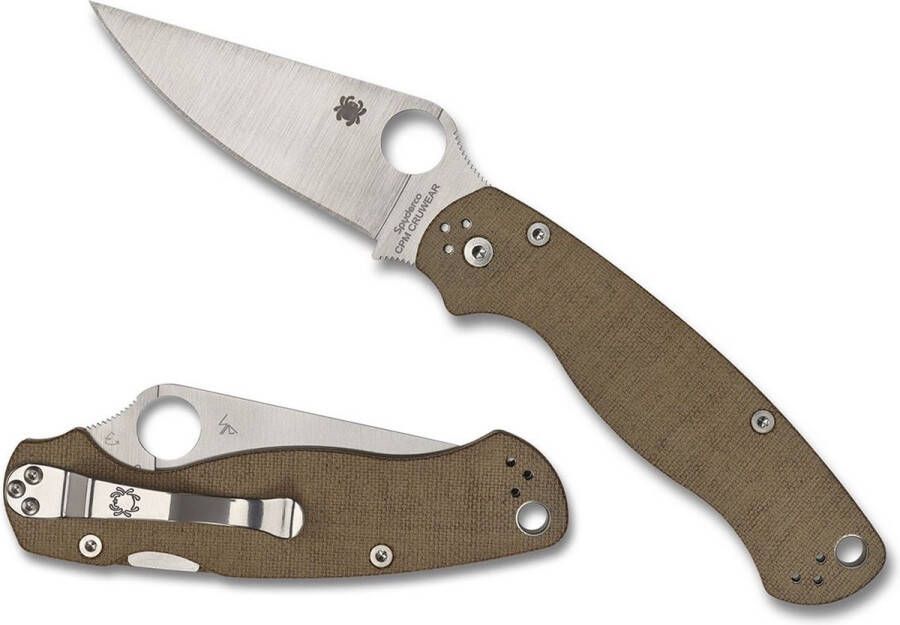 Spyderco Zakmes Paramilitary 2 Brown CPM Cruwear PE