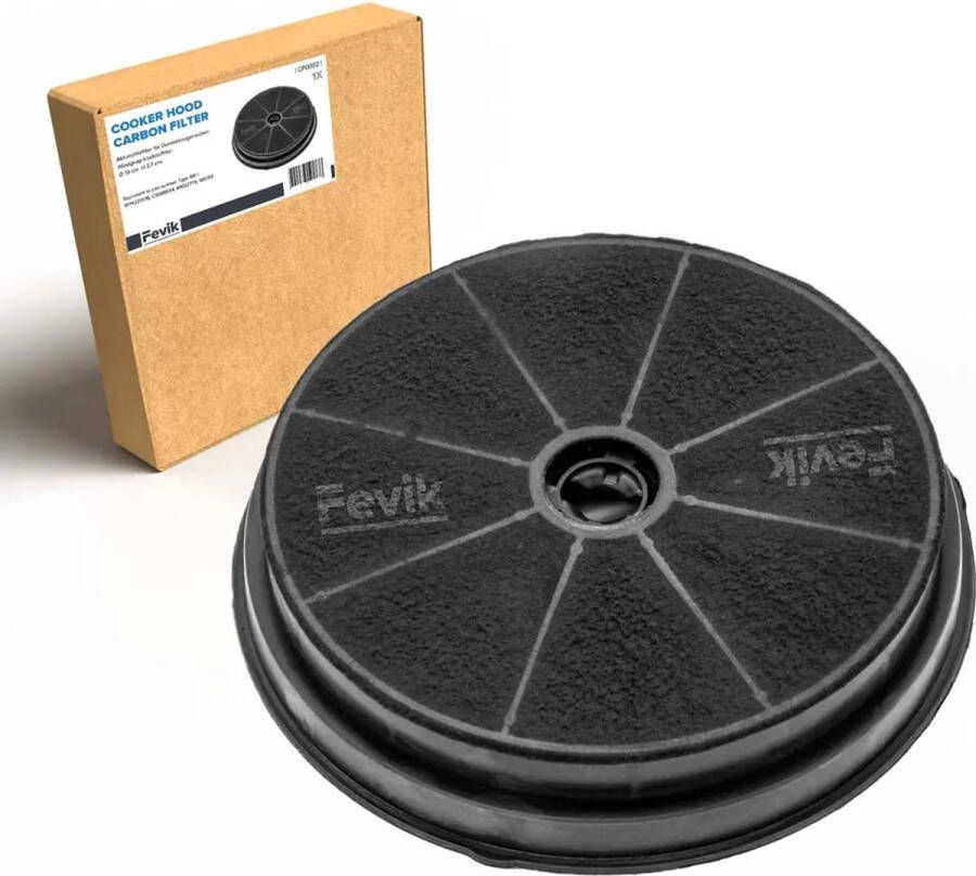 SQOON Afzuigkap koolstoffilter 19CM rond o.a. geschikt voor Atag REC40 Inventum KB91