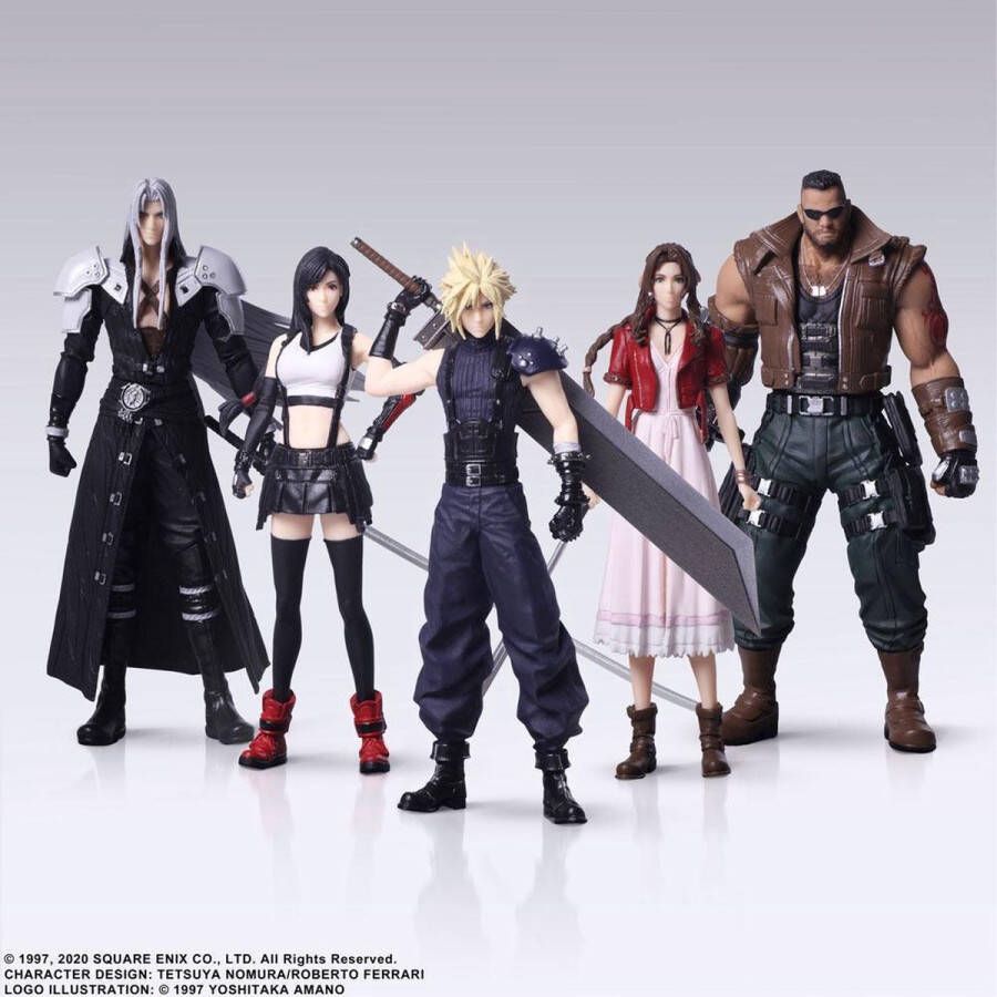 Square Enix Final Fantasy VII Remake Trading Arts Figure 5 Pack 10 cm