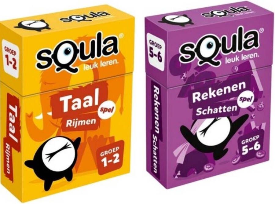 WAYS Spellenbundel Squla 2 stuks Groep 1-2 & 5-6 Taal & Rekenen
