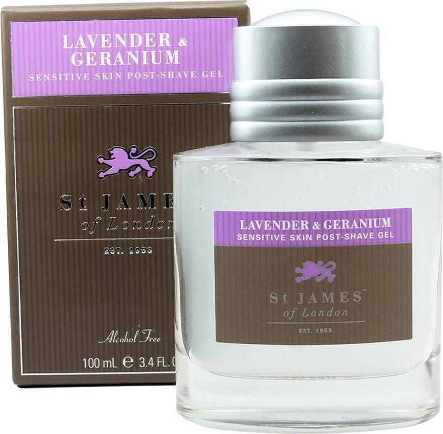 St James of London Aftershave Gel Lavender & Geranium