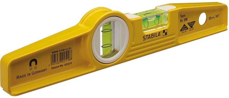 Stabila Type 81 SM torpedo waterpas magnetisch 02510