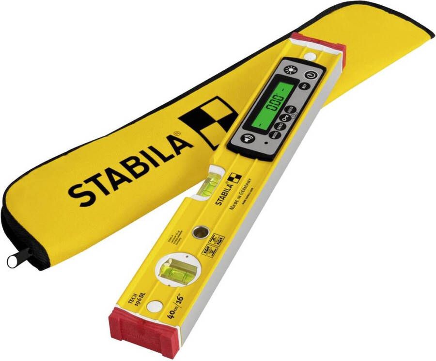 Stabila TECH 196 DL 19830 Digitale waterpas Incl. anti-slip Incl. tas 40 cm 0.5 mm m