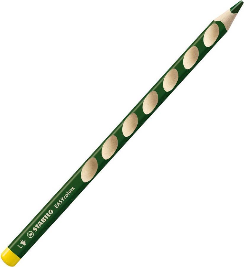 STABILO EASYcolors Ergonomisch Kleurpotlood Linksshandig Extra Dikke 4.2 mm Kern Donker groen