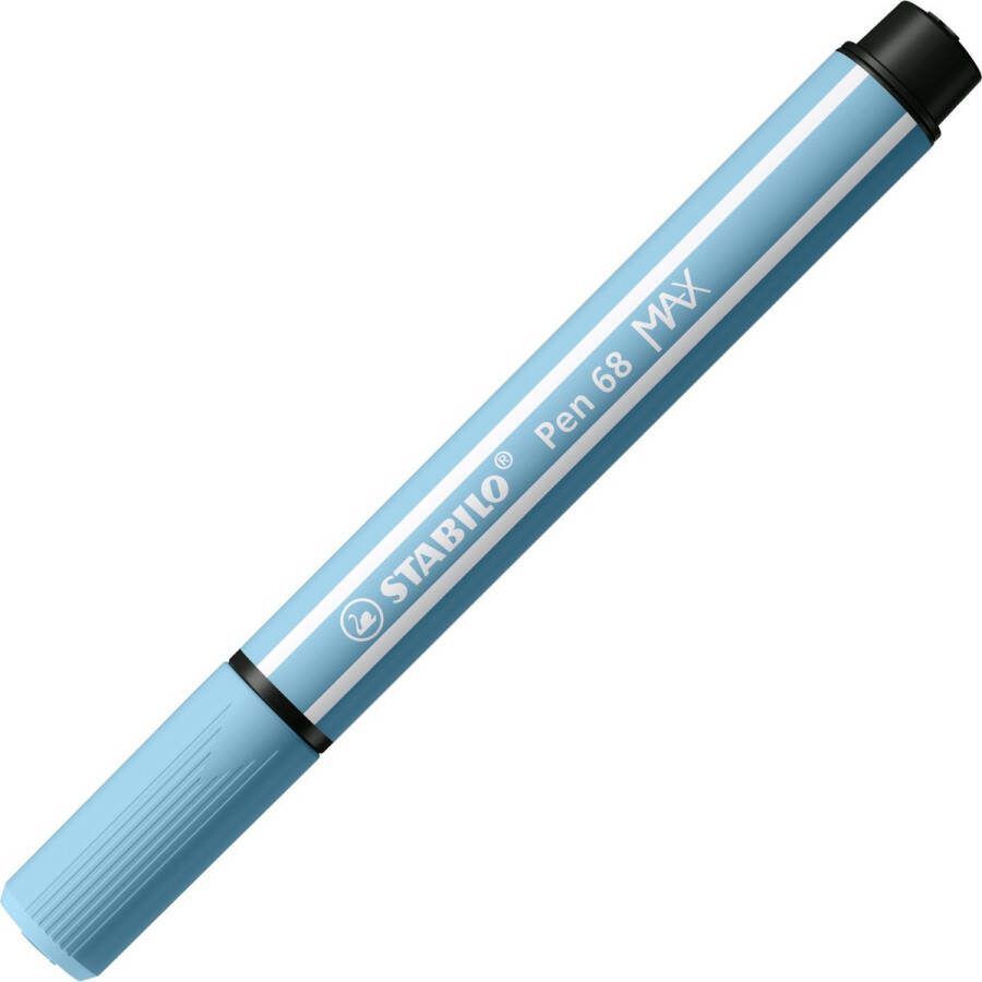 STABILO Pen 68 MAX ARTY – Premium Viltstift Met Dikke Beitelpunt Etui Met 12 Stuks – Met 12 Verschillende Kleuren