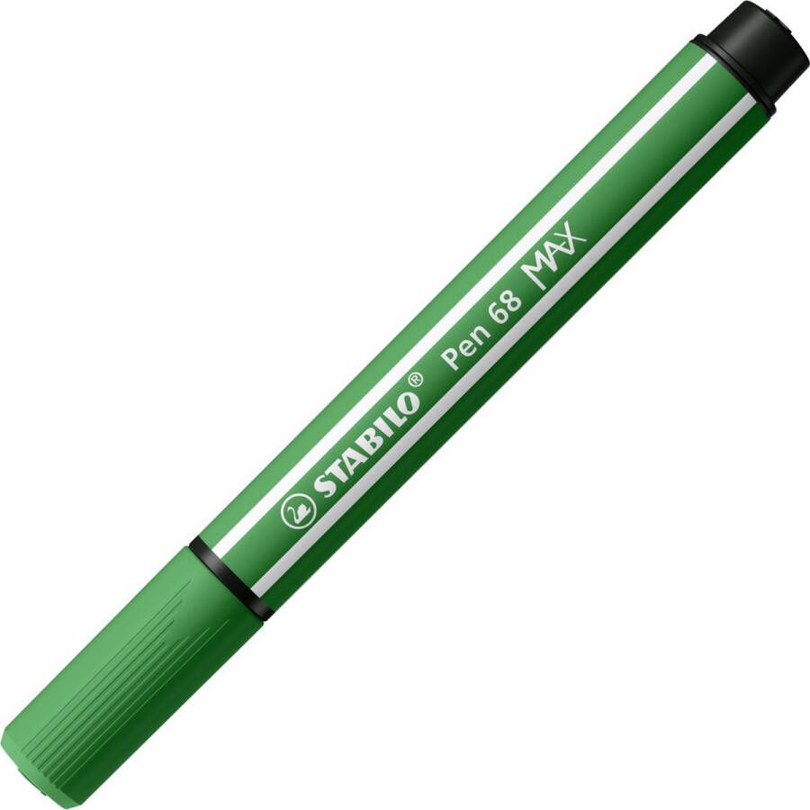 STABILO Pen 68 MAX ARTY – Premium Viltstift Met Dikke Beitelpunt Etui Met 4 Stuks – Met 4 Verschillende Kleuren
