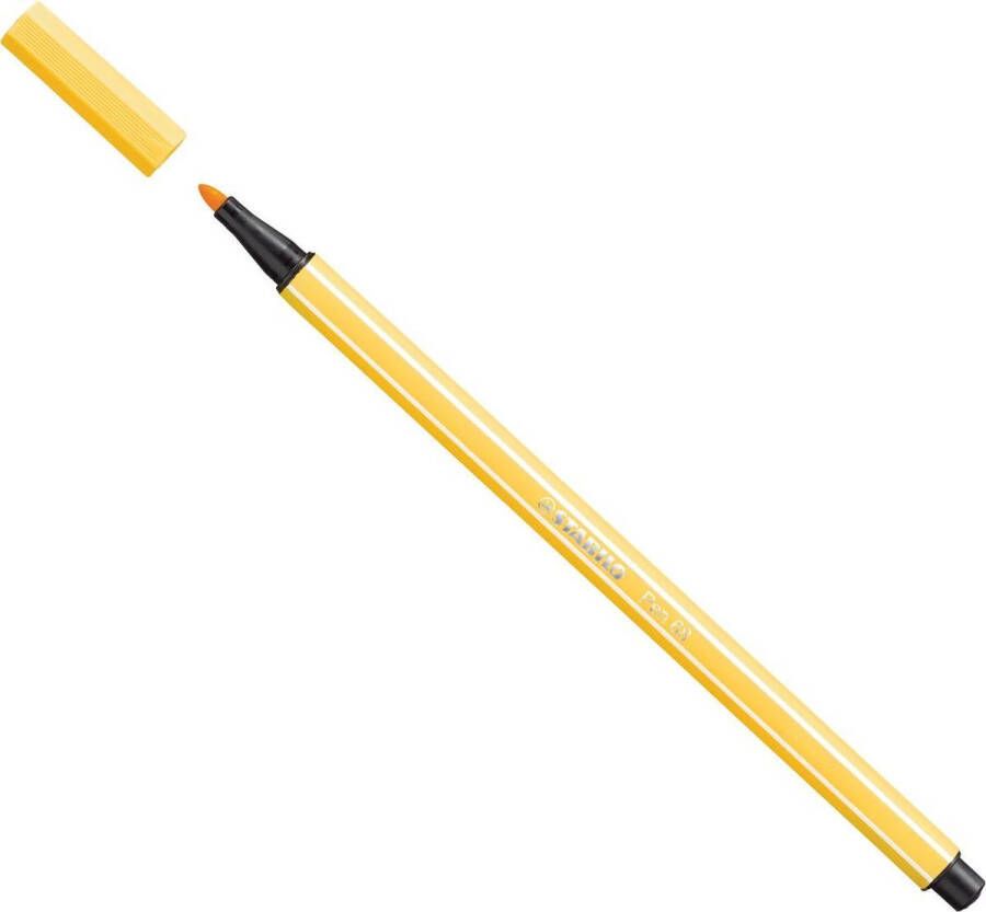 STABILO Pen 68 Premium Viltstift Geel per stuk