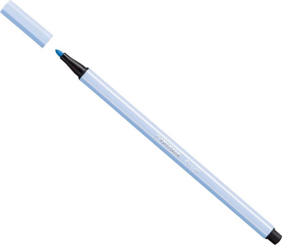 STABILO Pen 68 Premium Viltstift Kobalt Blauw Licht per stuk