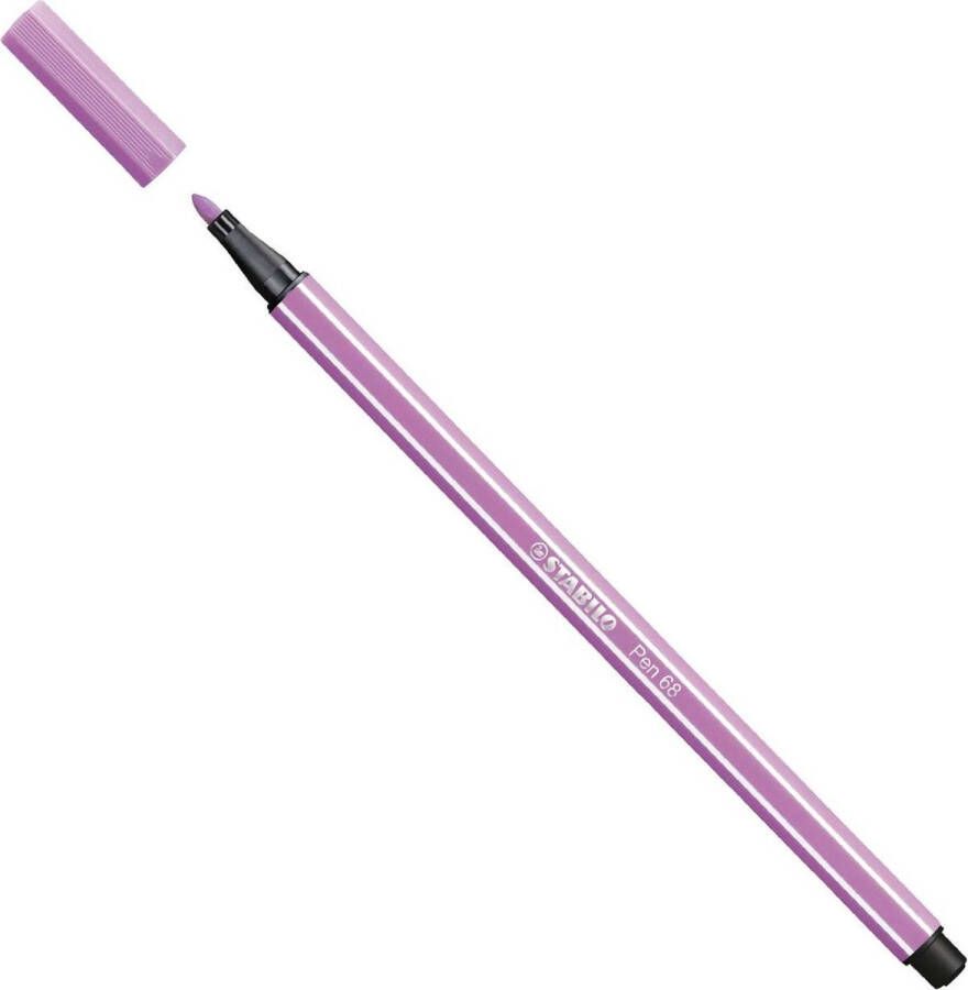 STABILO Pen 68 Premium Viltstift Licht Lila per stuk