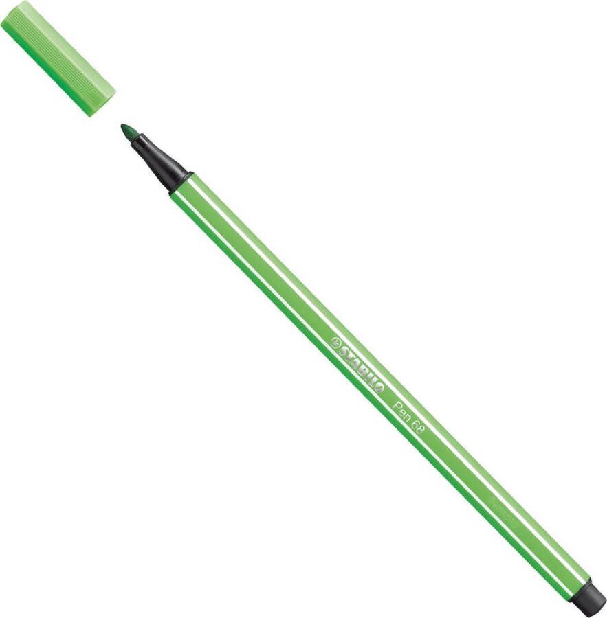 STABILO Pen 68 Premium Viltstift Loof Groen per stuk