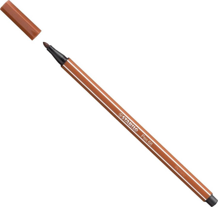 STABILO Pen 68 Premium Viltstift Rood Krijt per stuk