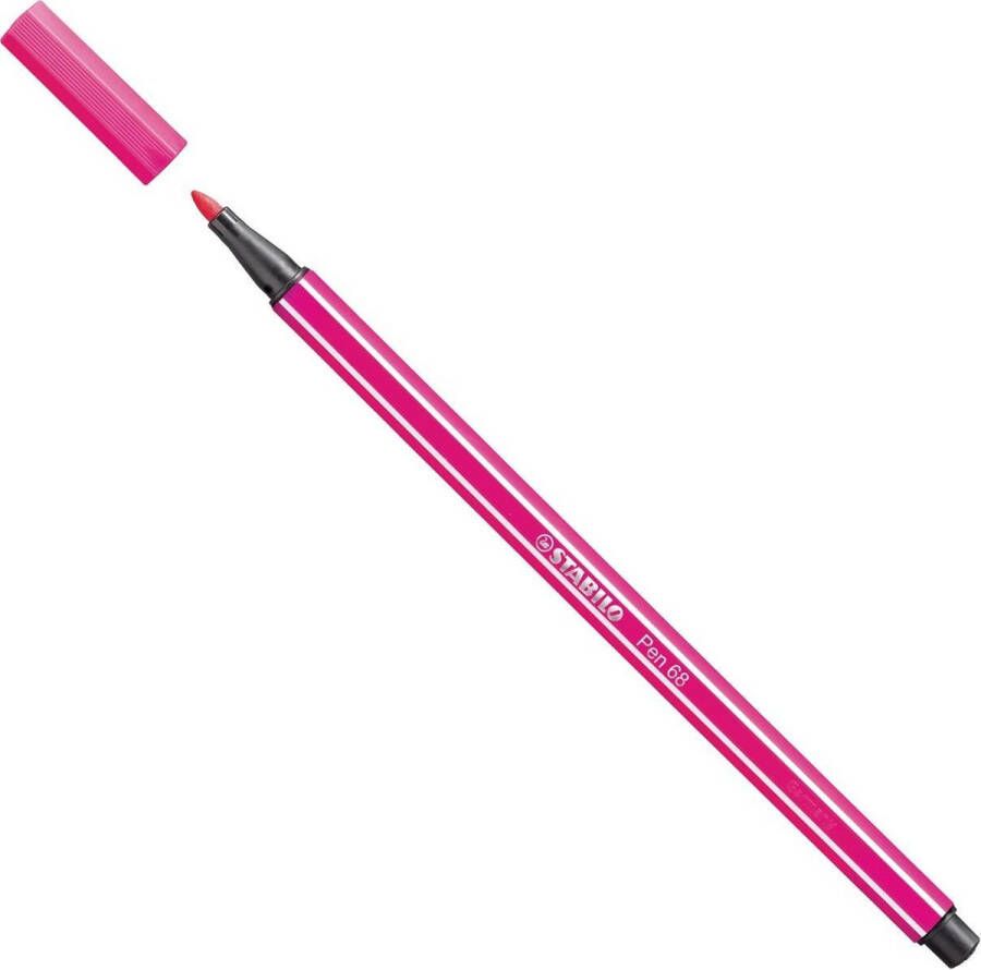 STABILO Pen 68 Premium Viltstift Roze Rood per stuk