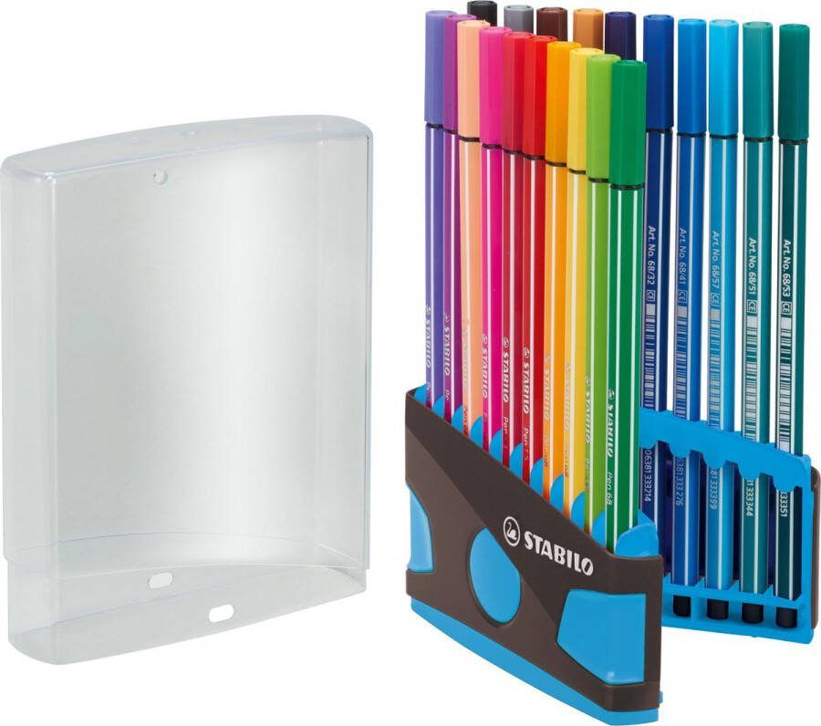 3977 Set Viltstiften Stabilo Pen 68 Color Parade Doosje Multicolour