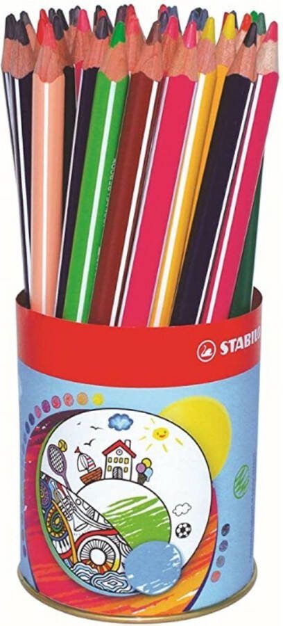 STABILO Trio metaal doosje 38 kleurpotloden