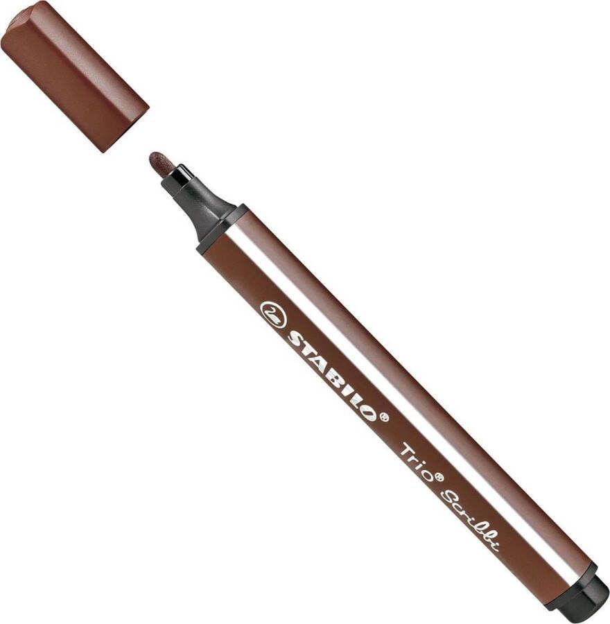 STABILO Trio Scribbi Viltstift Bruin
