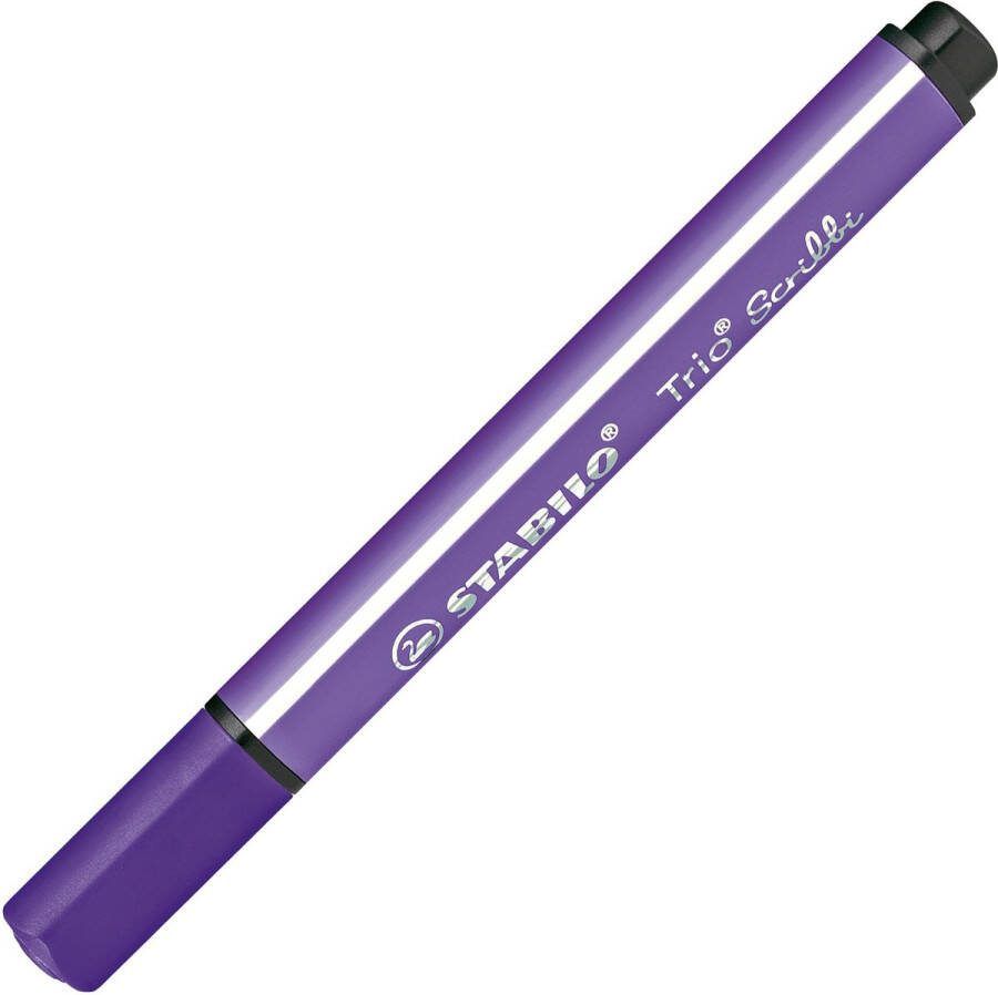 STABILO Trio Scribbi Viltstift Violet per stuk