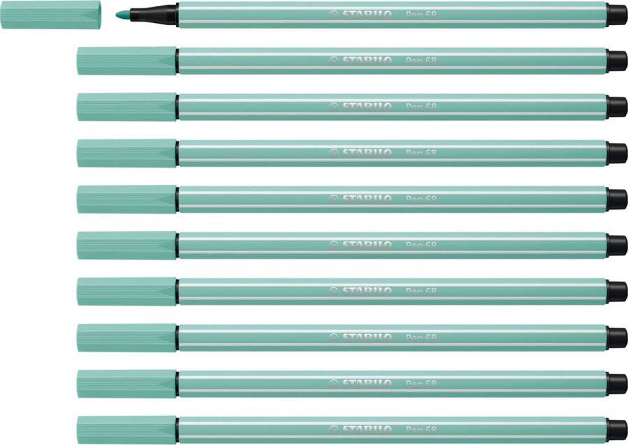 STABILO Viltstift pen 68 12 eucalyptus | 10 stuks