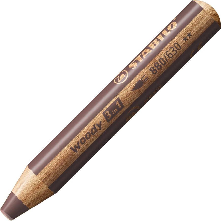 STABILO woody 3 in 1 multitalent potlood Bruin Per stuk