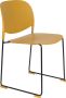 Housecraft Living Housecraft Stacks Eetkamerstoelen Okergeel Set van 4 - Thumbnail 1