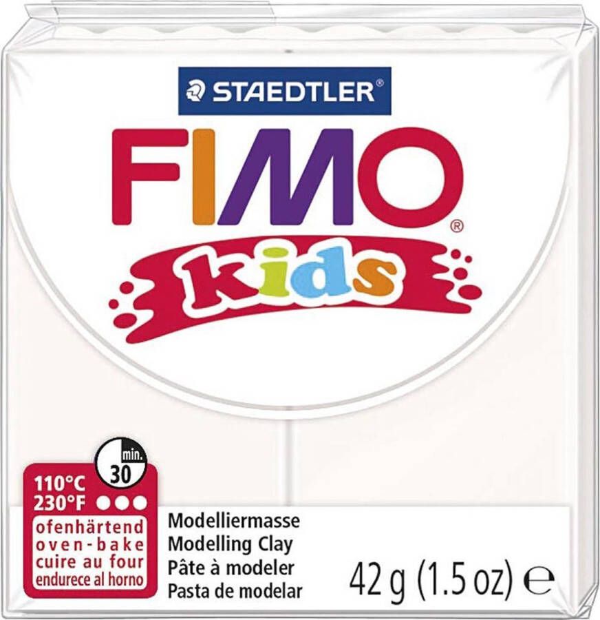 Fimo Staedtler 8030000 Boetseerklei 42g Wit 1stuk(s) materiaal voor pottenbakken en boetseren