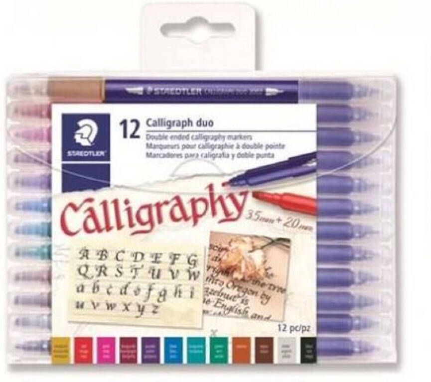 STAEDTLER calligraph duo 12 stuks