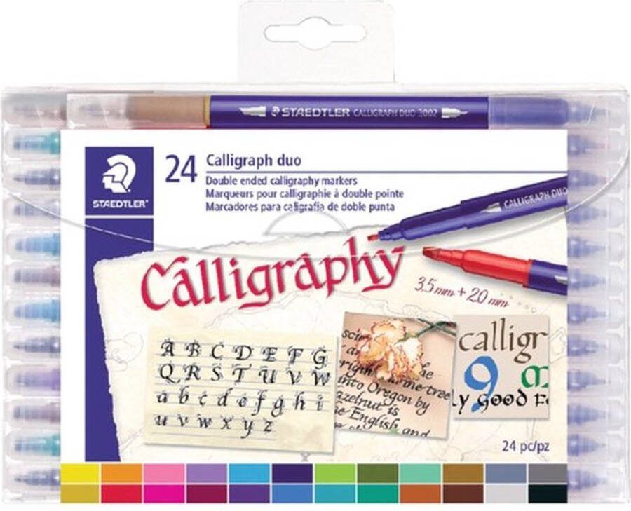 STAEDTLER calligraph duo 24 stuks