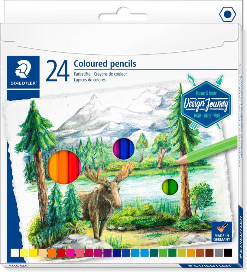 STAEDTLER Design Journey kleurpotloden set 24 st