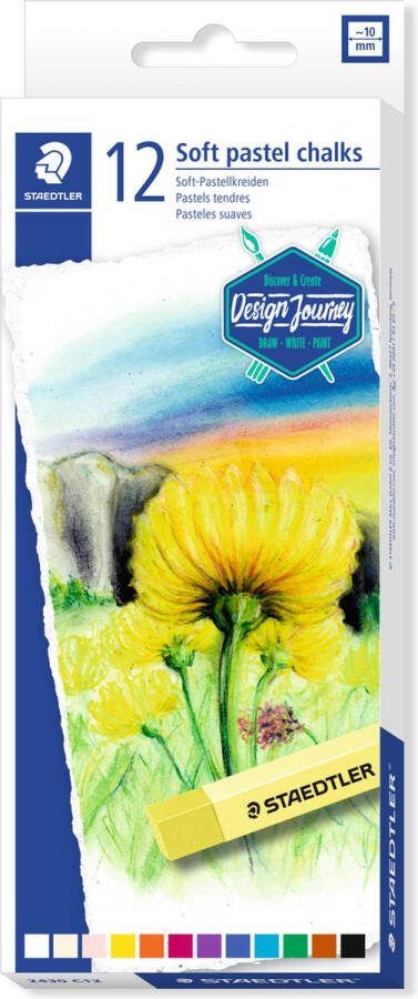 STAEDTLER Design Journey zacht pastelkrijt set 12 st