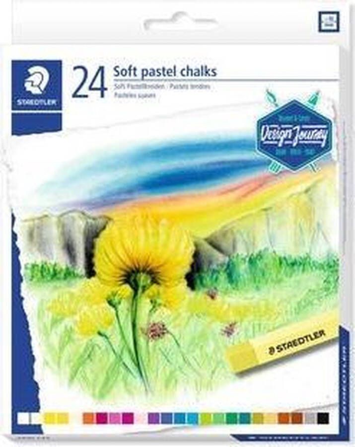 STAEDTLER Design Journey zacht pastelkrijt set 24 st