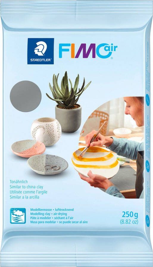 STAEDTLER FIMO air boetseerklei 250 g grijs