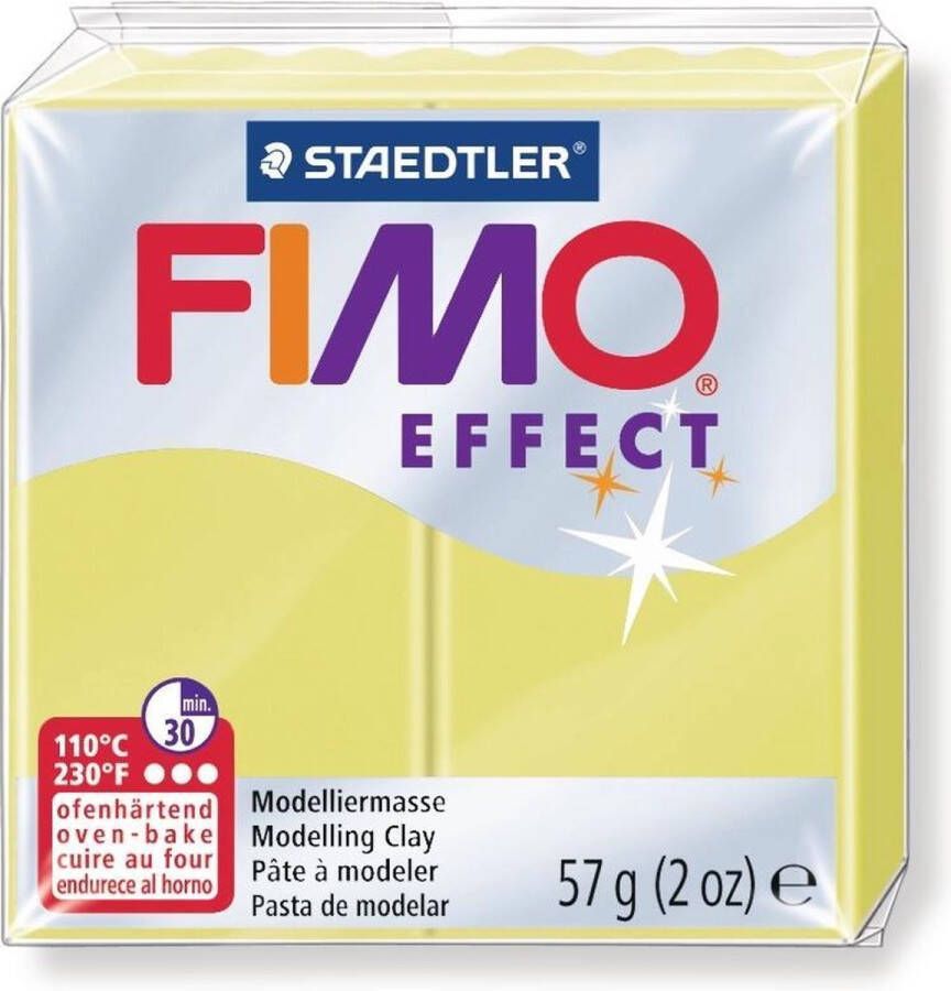 Staedtler Fimo Effect Modelleerklei 57 Gram Edelsteen Citrine