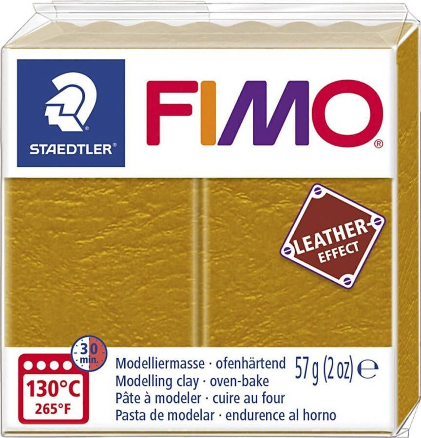 Fimo Staedtler Fimo Effect leather 57 g oker 8010-179