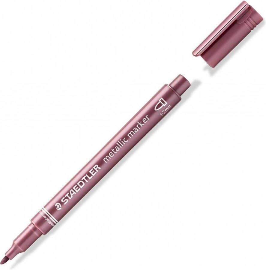 STAEDTLER markeer stift metallic rood