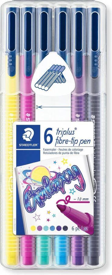 STAEDTLER triplus color kleurstift Box 6 st galaxy colours