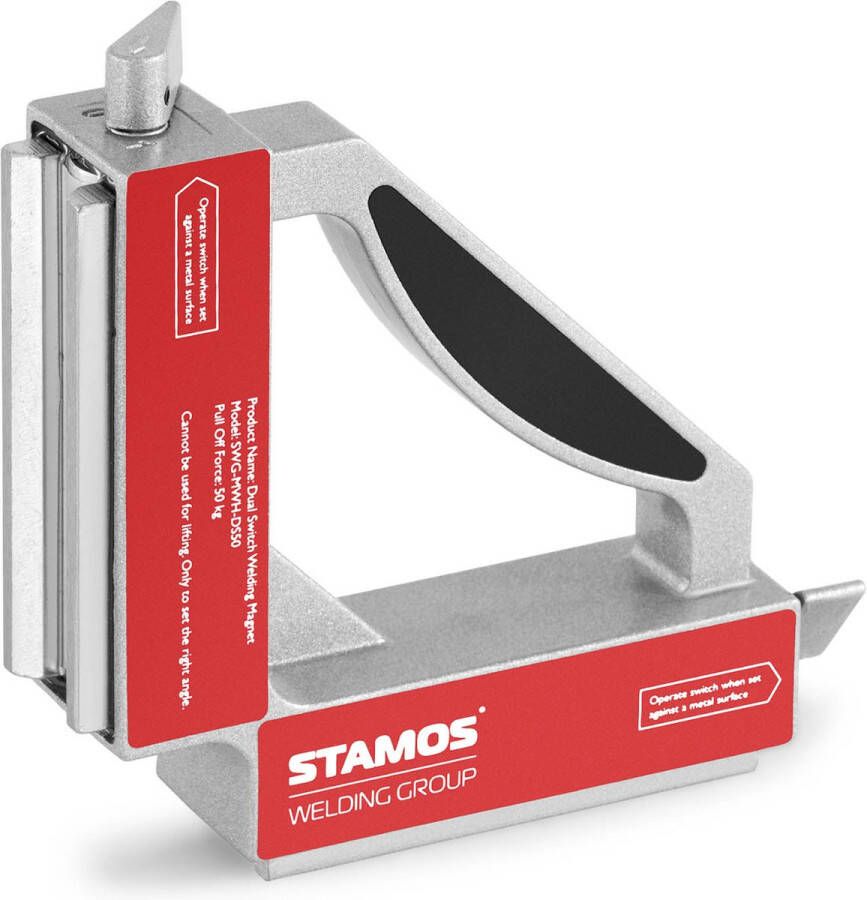 Stamos Welding Group Lasmagneet 2 Schakelaars 90 ° 50 Kg Swg-mwh-ds50