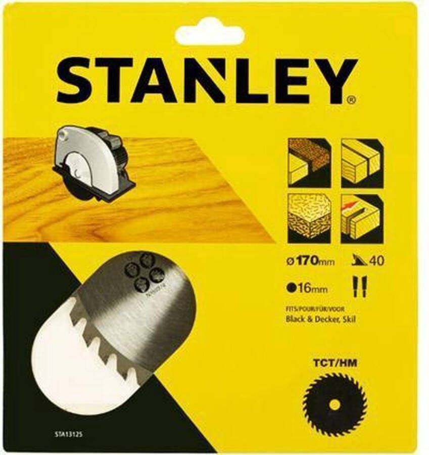 STANLEY Cirkelzaagblad 170x16mm (40) STA13125-XJ